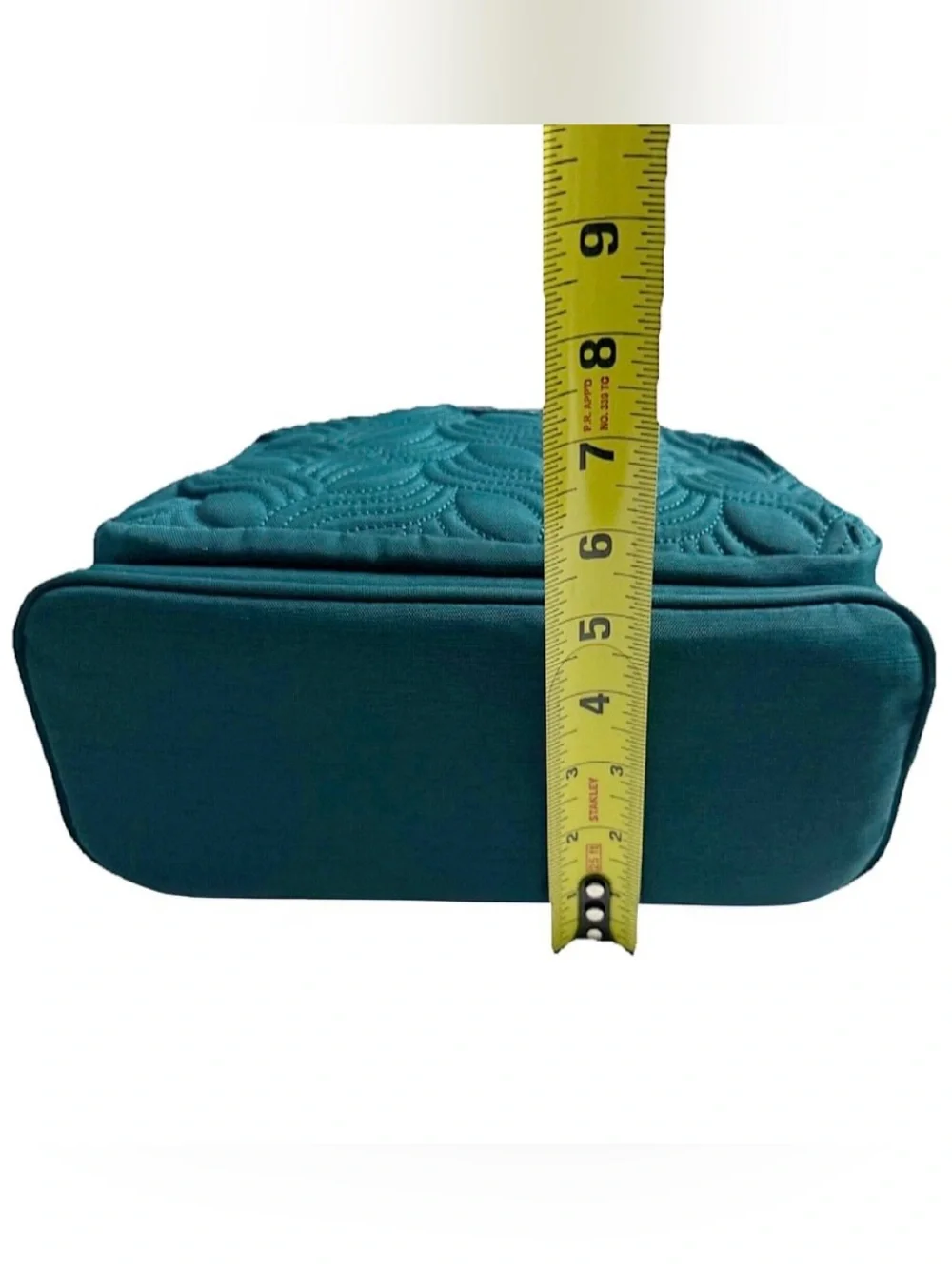 Lug Samba RFID Crossbody Bag Teal Quilted Travel Purse Organizer Missing Strap